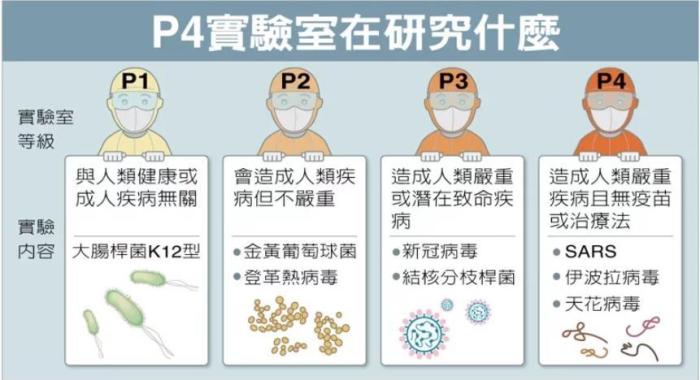 P4實驗室在研究什么。臺灣聯合新聞網資料圖