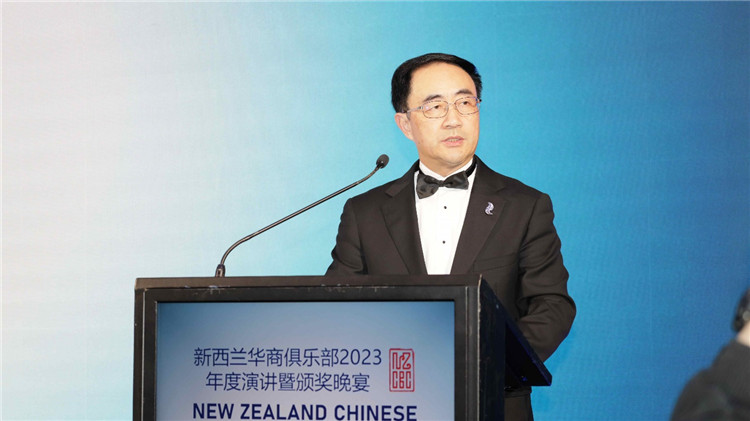 新西蘭華商聯合總會主席楊健。攝影：張凱